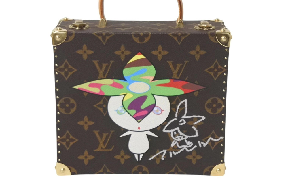 LOUIS VUITTON Takashi Murakami Trunk Jewelry Flower Batman Monogram